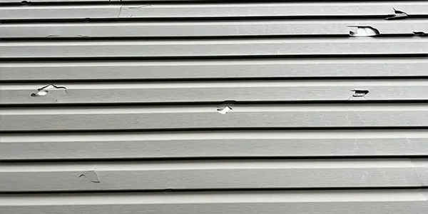 Siding replacement for cracks & holes - Carp's Complete Exterior