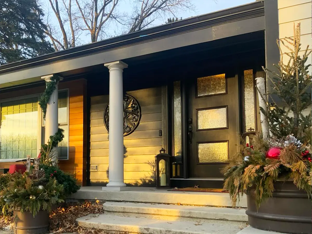 Modern door replacement in Omaha, NE - Carp's Complete Exterior