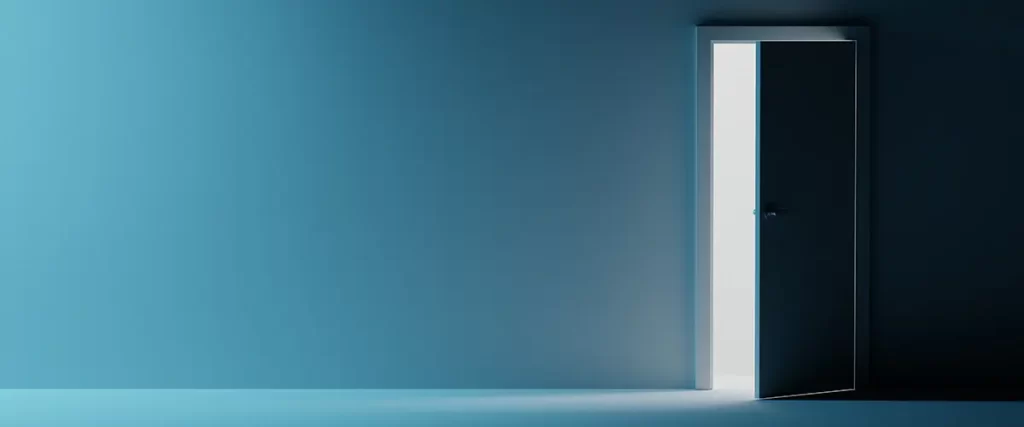 Modern interior door installation with sleek design for residential home renovation